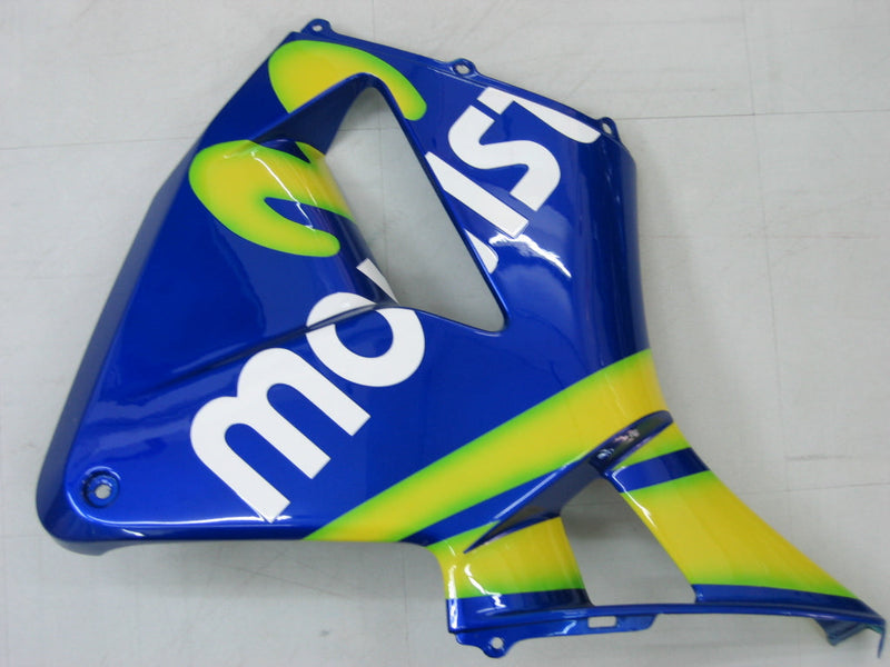 Fairings 2003-2004 Honda CBR 600 RR Blå og Grønn Movistar Racing Generisk