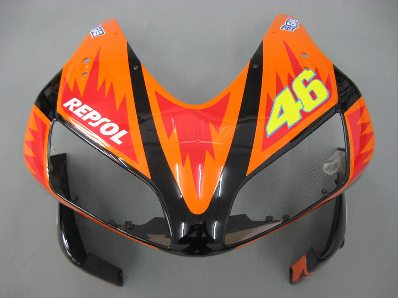 Vaipat 2003-2004 Honda CBR 600 RR Keltainen Musta Valentino Rossi Repsol Moto Generic