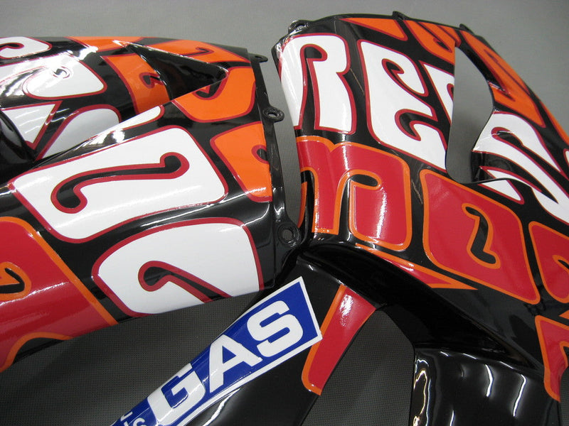 Fairings 2003-2004 Honda CBR 600 RR Gul Svart Valentino Rossi Repsol Moto Generic