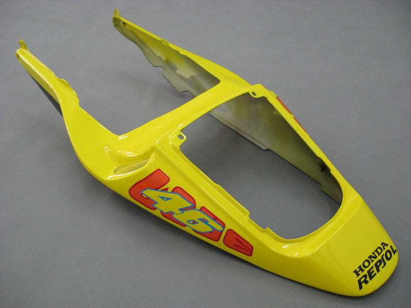 Carenagens 2003-2004 Honda CBR 600 RR Amarelo Preto Valentino Rossi Repsol Moto Racing Generic