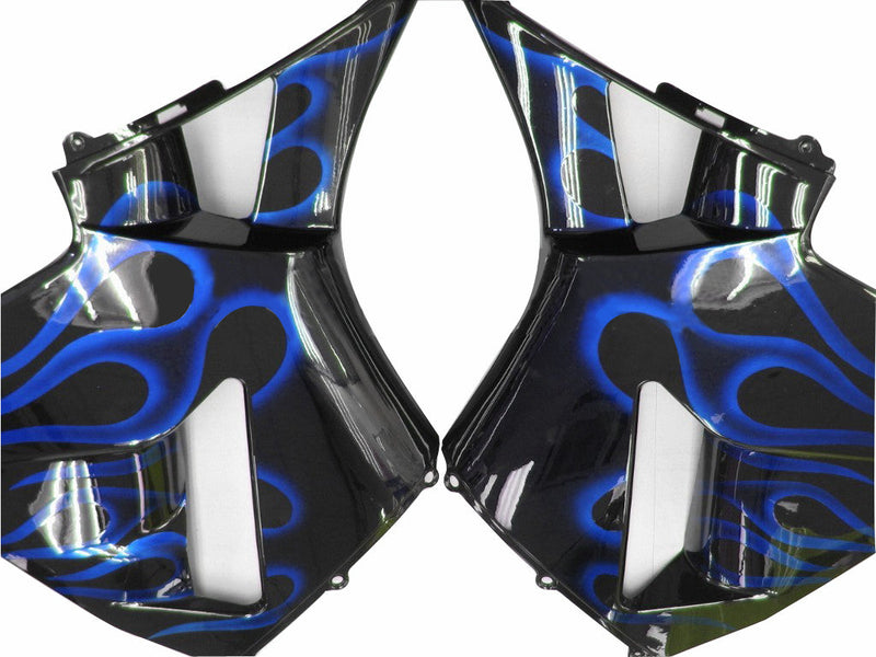 Verkleidungen 2003-2004 Honda CBR 600 RR Black &amp; Blue Flame Racing Generic