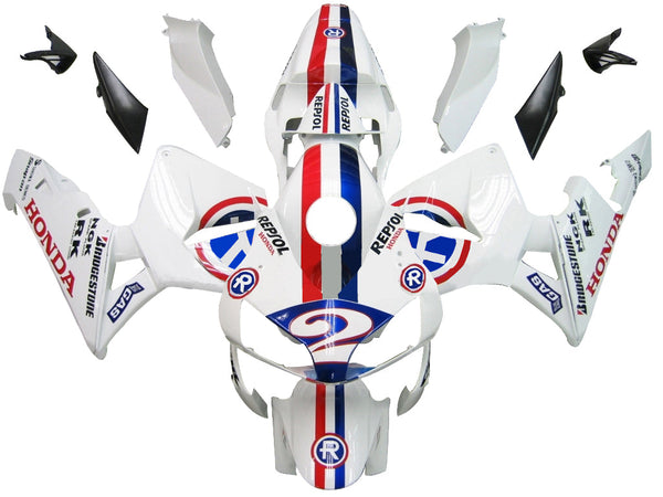 Fairings 2003-2004 Honda CBR 600 RR nr. 2 Hvit Repsol Generisk