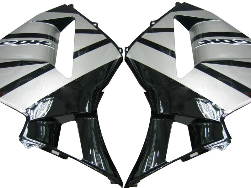 Fairings 2003-2004 Honda CBR 600 RR Black & Silver CBR Racing Generic