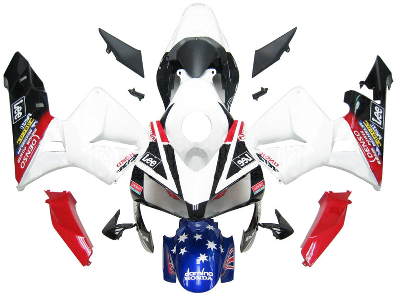 Fairings 2003-2004 Honda CBR 600 RR Flerfärgad flagga Generic