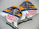 Fairings 2003-2004 Honda CBR 600 RR Gul & Blå Nr. 46 N. Azzurro Racing Generisk