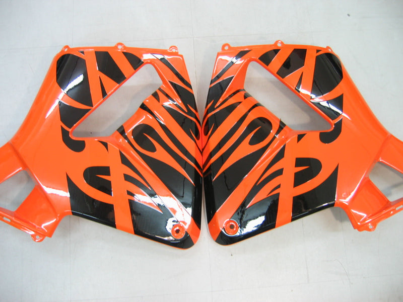 Carenados 2003-2004 Honda CBR 600 RR Naranja y Negro Llama Genérico