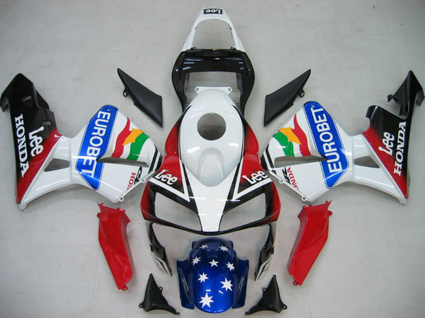 Carenados 2003-2004 Honda CBR 600 RR Multicolor Eurobet Genérico