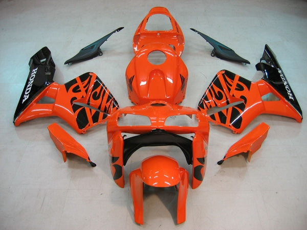 Carenados 2005-2006 Honda CBR 600 RR Naranja y Negro Tribal Honda Racing Generic