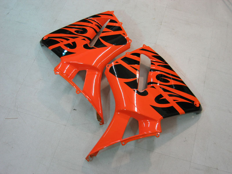 Carenagens 2005-2006 Honda CBR 600 RR Laranja e Preto Tribal Honda Racing Generic