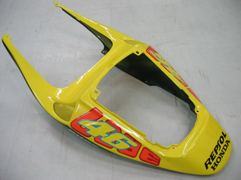 Owiewki 2005-2006 Honda CBR 600 RR Żółte Czarne Valentino Rossi Generic