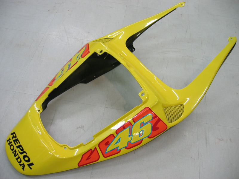 Carenagens 2005-2006 Honda CBR 600 RR Amarelo Preto Valentino Rossi Genérico