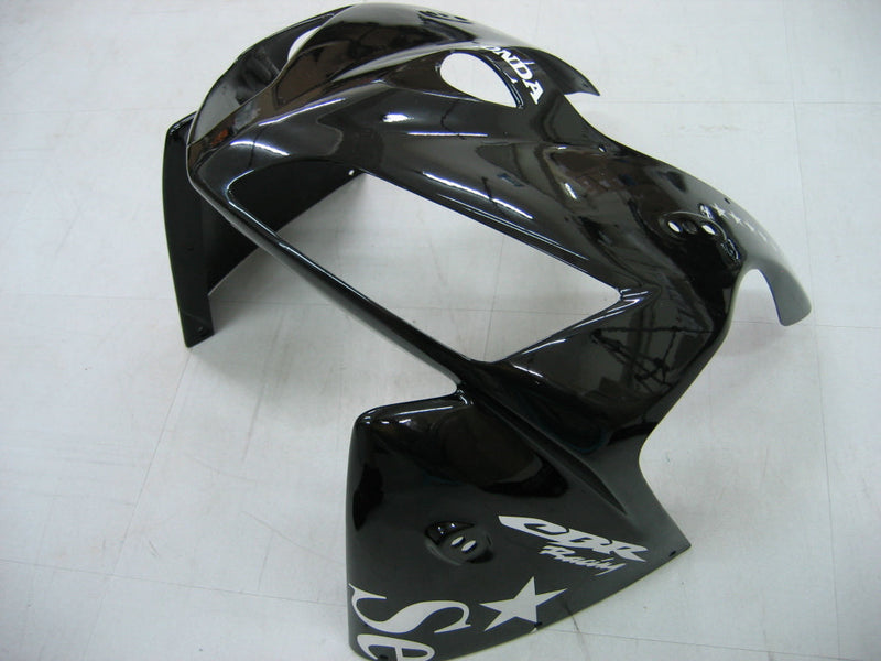 Carenagens 2005-2006 Honda CBR 600 RR Preto e Prata SevenStars Generic