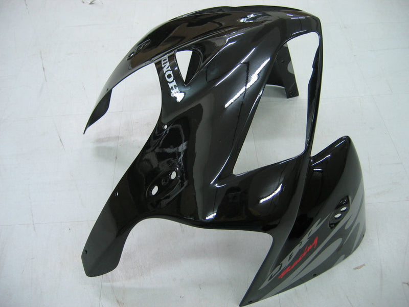 Carenados Honda CBR 600 RR 2005-2006 negro y plateado Tribal Tatoo genérico