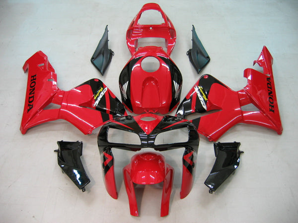 Owiewki 2005-2006 Honda CBR 600 RR Czerwono-Czarna CBR Honda Generic