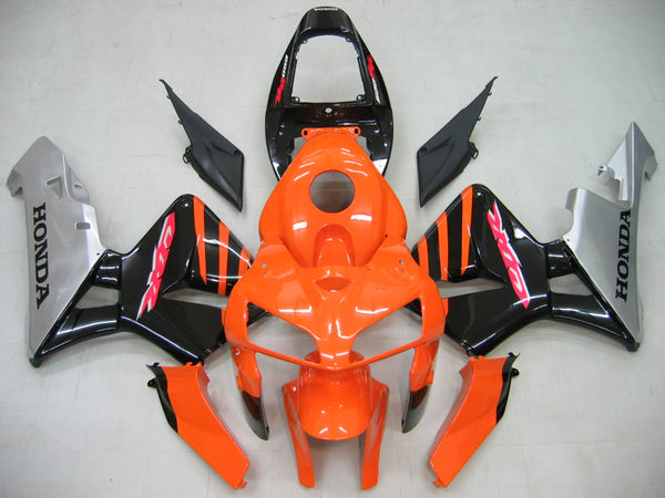 Carenados 2005-2006 Honda CBR 600 RR Naranja y Negro CBR Honda Generic