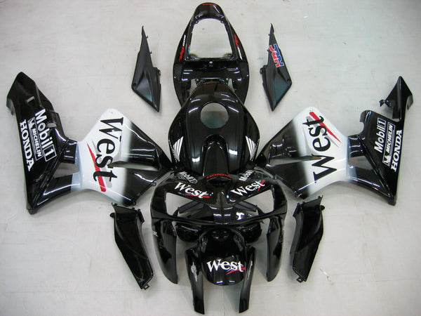 Carenados 2005-2006 Honda CBR 600 RR Negro West Racing Genérico