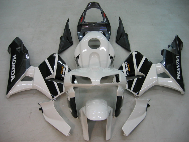 Carenados 2005-2006 Honda CBR 600 RR blanco y negro CBR genérico