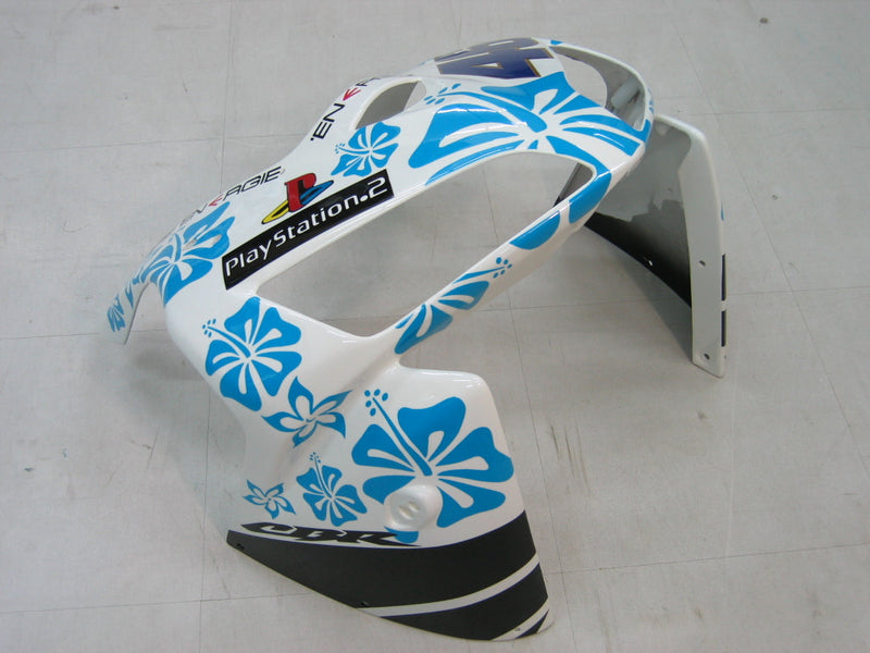 Fairings 2005-2006 Honda CBR 600 RR Multi-Color Azzurro Floral Racing Generic