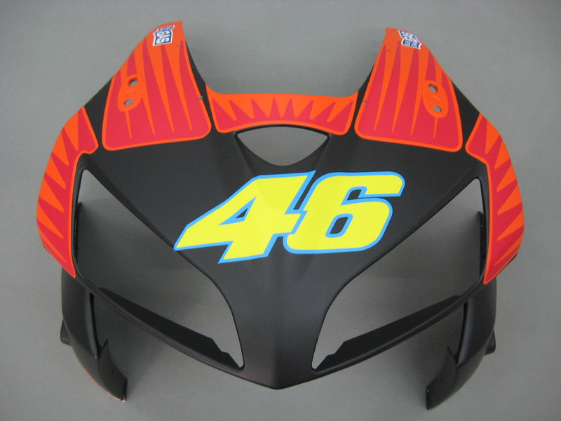 Owiewki 2005-2006 Honda CBR 600 RR Czarny Mat Valentino Rossi Generic