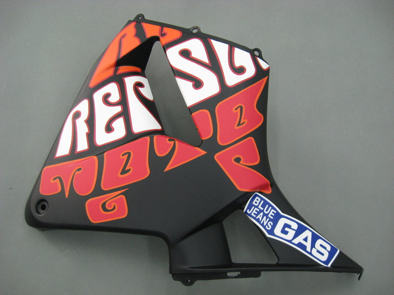 Owiewki 2005-2006 Honda CBR 600 RR Czarny Mat Valentino Rossi Racing Generic