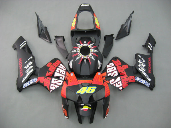 Carenados 2005-2006 Honda CBR 600 RR Negro Mate Valentino Rossi Genérico