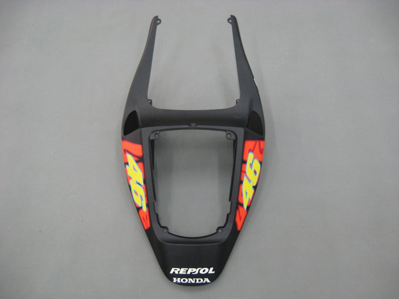 Owiewki 2005-2006 Honda CBR 600 RR Czarny Mat Valentino Rossi Racing Generic