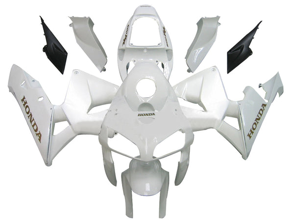 Carenagens 2005-2006 Honda CBR 600 RR branco metálico Honda Racing Genérico