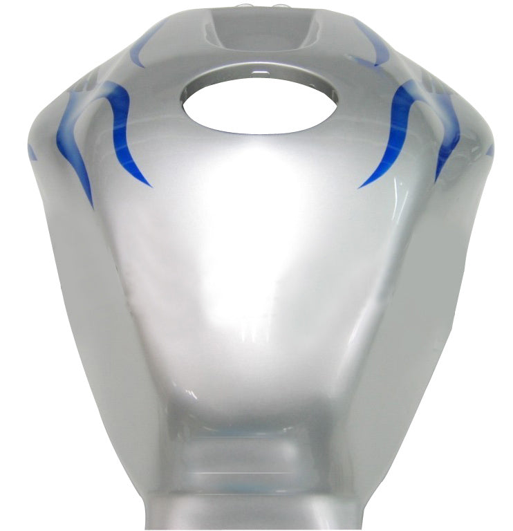 Carenagens 2005-2006 Honda CBR 600 RR Silver &amp; Blue Flame Generic