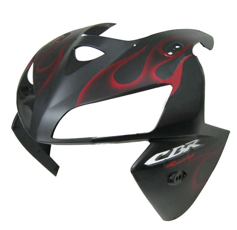 Verkleidungen 2005-2006 Honda CBR 600 RR Matte Black &amp; Red Flame Generic