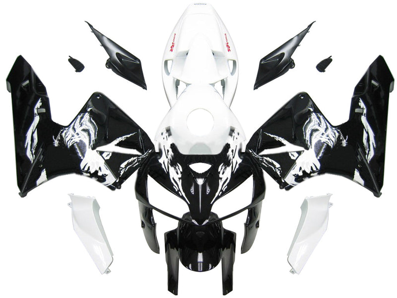 Fairings 2005-2006 Honda CBR 600 RR White & Black Tribal Generic