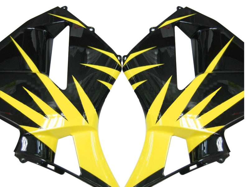 Carenagens 2005-2006 Honda CBR 600 RR Preto e Amarelo Tribal Racing Generic