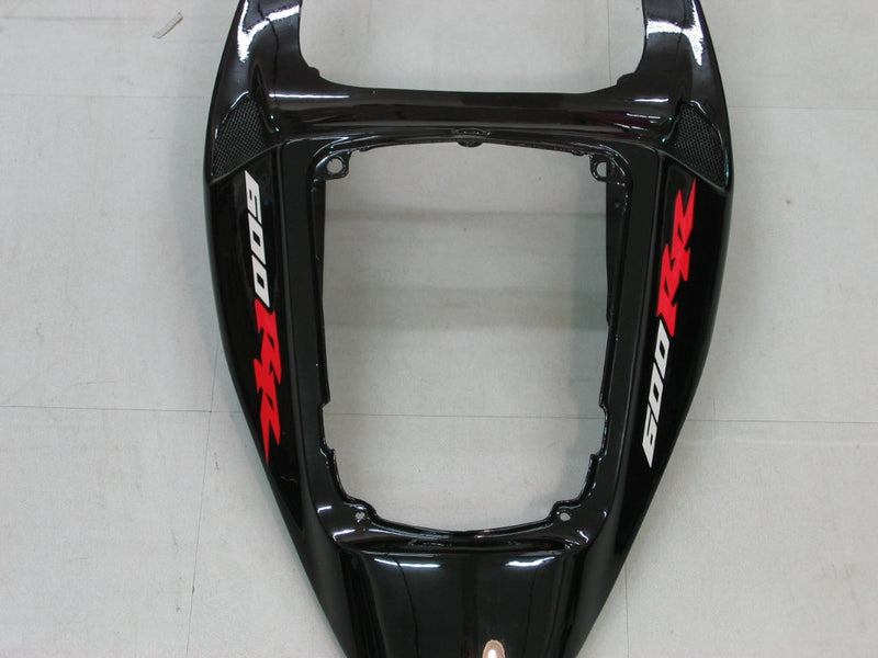 Carenados 2005-2006 Honda CBR 600 RR negro y plata CBR genérico