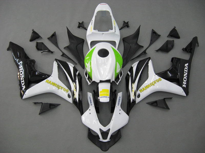 Fairings 2007-2008 Honda CBR 600 RR White & Black Hannspree Generic