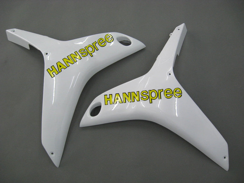 Carenados 2007-2008 Honda CBR 600 RR blanco y negro Hannspree genérico