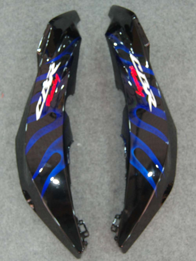 Carenados 2007-2008 Honda CBR 600 RR negro y azul llama genérico