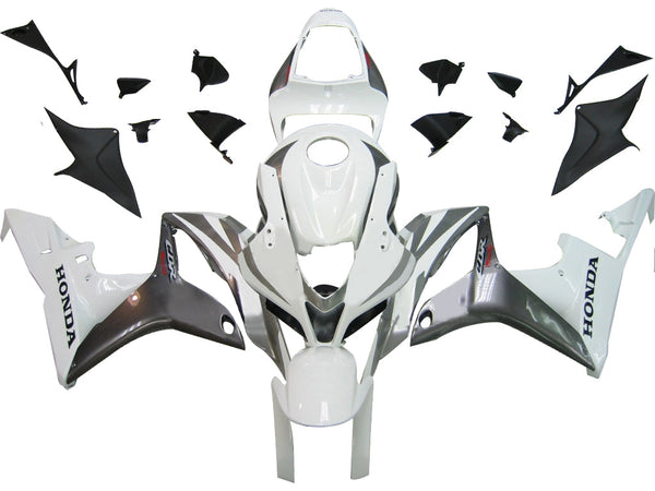 Fairings 2007-2008 Honda CBR 600 RR White & Silver CBR Generic