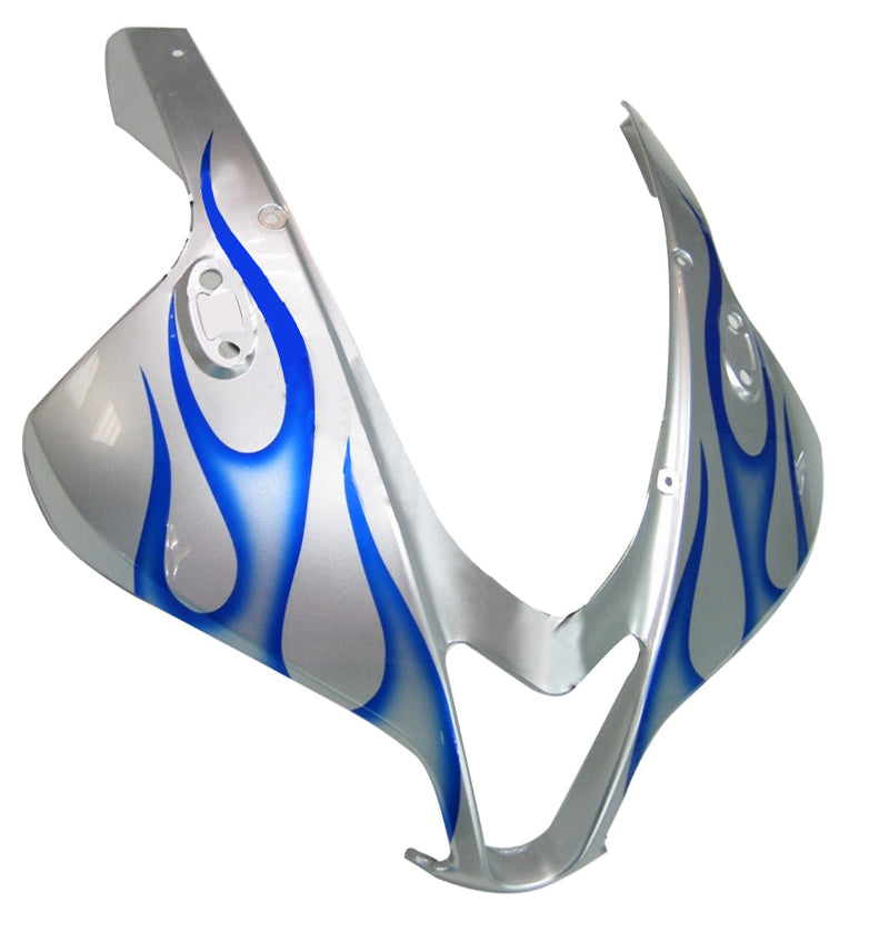 Verkleidungen 2007-2008 Honda CBR 600 RR Silver &amp; Blue Flame Generic