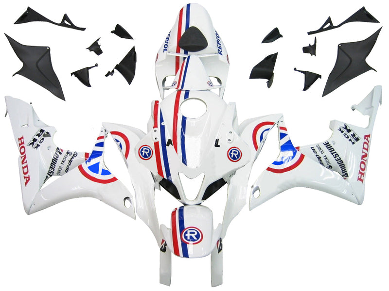 Fairings 2007-2008 Honda CBR 600 RR Hvit Repsol Generisk