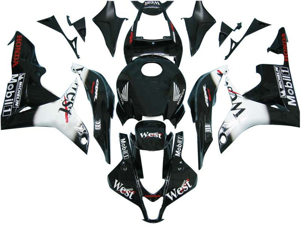 Verkleidungen 2007-2008 Honda CBR 600 RR Black West Generic