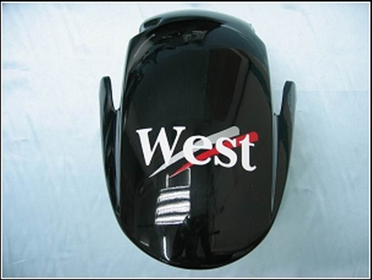 Kotelot 2007-2008 Honda CBR 600 RR Black West Generic