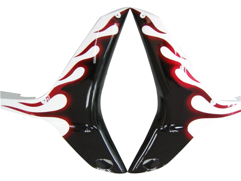 Fairings 2007-2008 Honda CBR 600 RR White Black&Red Flame CBR Generic