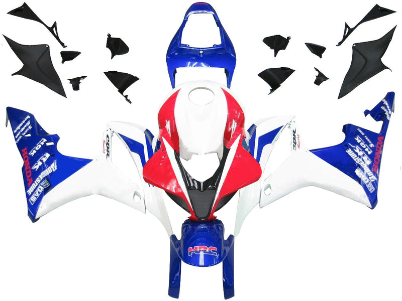 Owiewki 2007-2008 Honda CBR 600 RR Czerwony Biały Niebieski HRC Generic