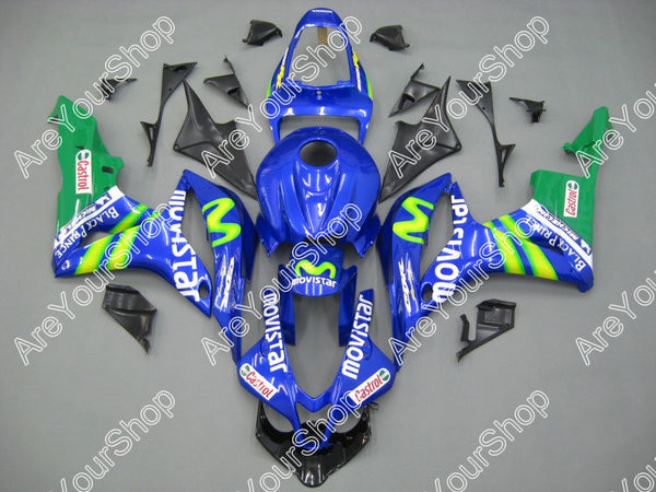 Fairings 2007-2008 Honda CBR 600 RR Blå og Grønn Movistar Racing Generisk