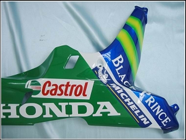 Fairings 2007-2008 Honda CBR 600 RR Blå og Grønn Movistar Generic