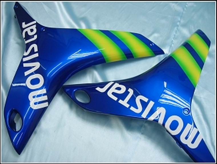 Fairings 2007-2008 Honda CBR 600 RR Blå og Grønn Movistar Generic