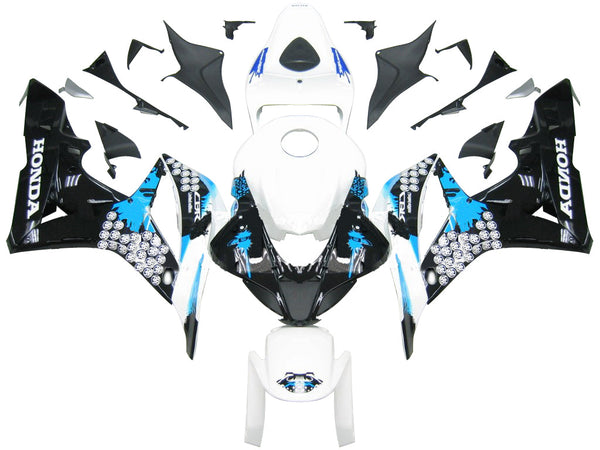 Verkleidungen 2007-2008 Honda CBR 600 RR Schwarz Weiß Blau Münze RR Racing Generic