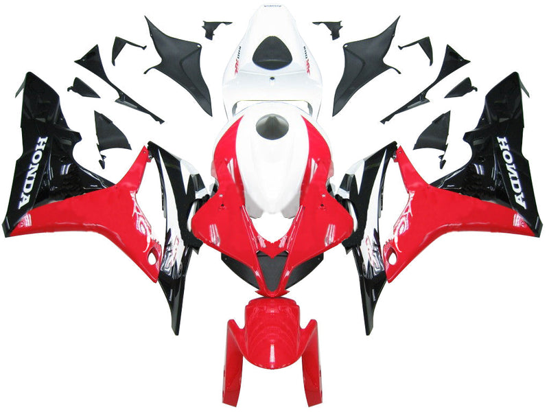 Owiewki 2007-2008 Honda CBR 600 RR Czerwony Biały Czarny Honda Generic