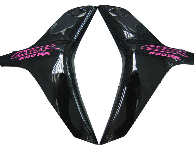 Fairings 2007-2008 Honda CBR 600 RR Rosa Svart Honda Generic