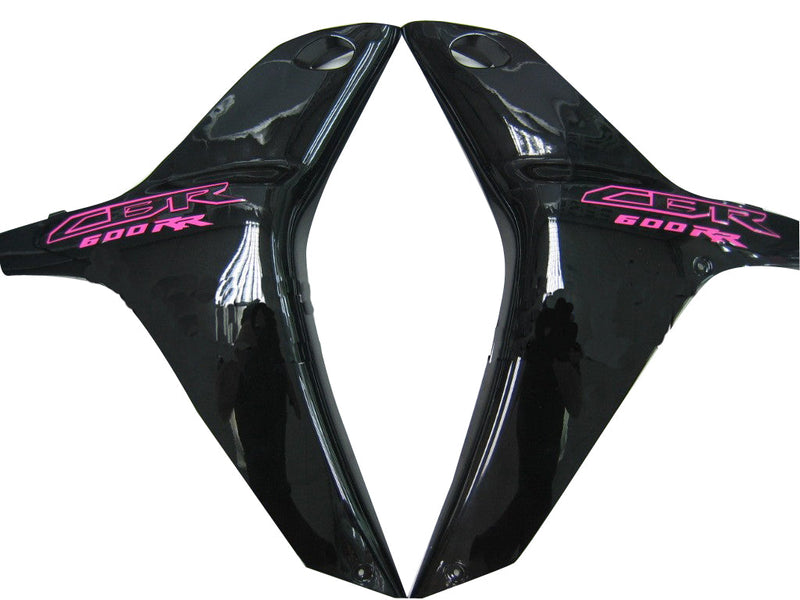 Fairings 2007-2008 Honda CBR 600 RR Rosa Svart Honda Racing Generisk