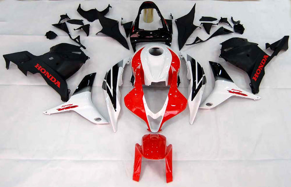 Fairings 2009-2012 Honda CBR 600 RR Rød Hvit Svart CBR Generisk